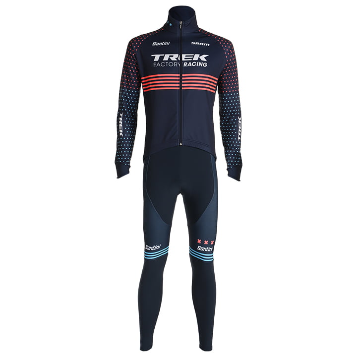 TREK FACTORY RACING CX 2021 Set (winter fietsjack + lange koersbroek), voor here