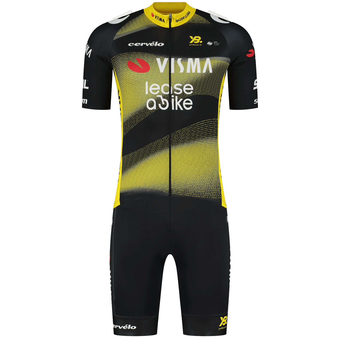TEAM VISMA LEASE A BIKE TDF-Edition 2025 Set (fietsshirt + fietsbroek) set (2