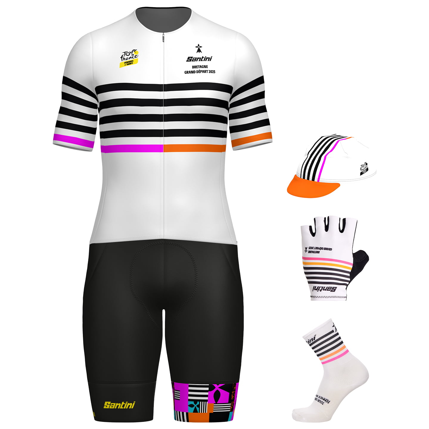 TOUR DE FRANCE Bretagne 2025 Maxi-Set (5 stukken) maxiset (5 artikelen), voor