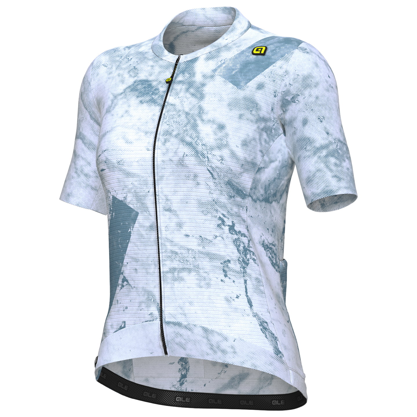 ALÉ met korte mouwen Marble damesfietsshirt, Maat L, Fietsshirt, Fietskleding