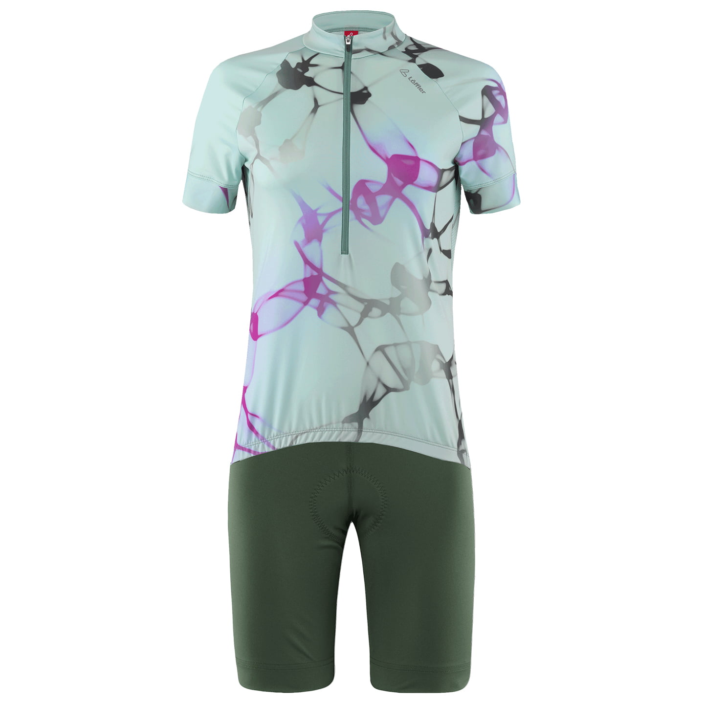 LÖFFLER Serenade Mid Dames set (fietsshirt + fietsbroek) dames set (2