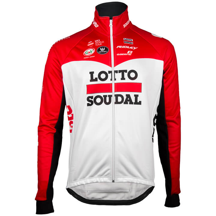 LOTTO SOUDAL 2018 Thermal Jacket Thermal Jacket, for men, size S, Winter jacket, Cycling clothing