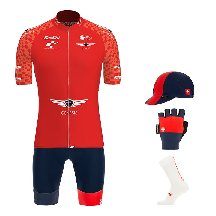 TOUR DE SUISSE 2021 Fietsshirt Bolletjestrui Maxi-Set (5 stukken), voor heren, F