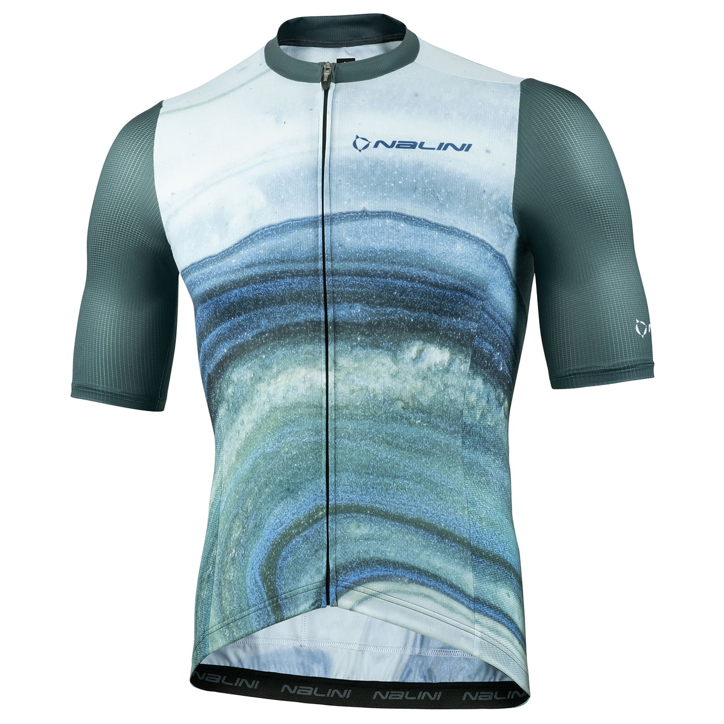 NALINI Marble fietsshirt met korte mouwen, voor heren, Maat 2XL, Wielershirt,