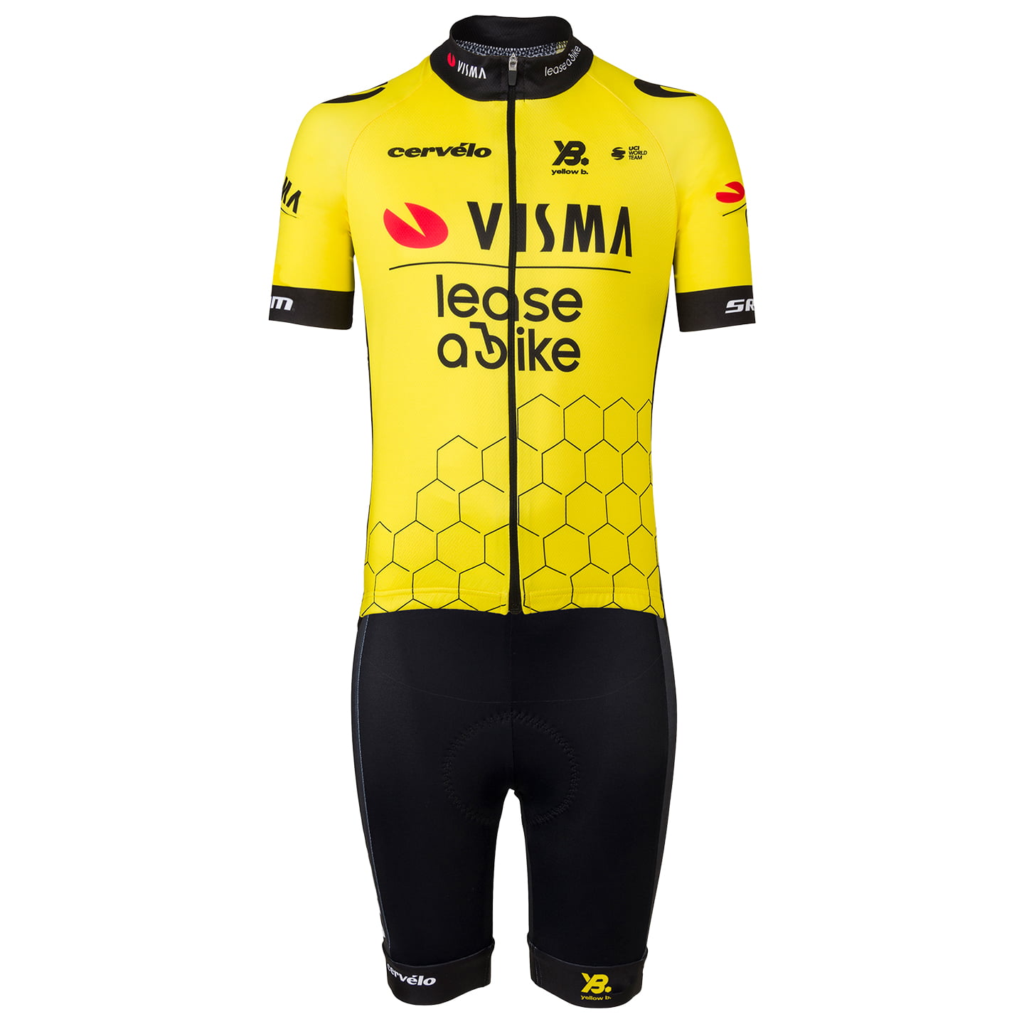 TEAM VISMA LEASE A BIKE 2025 Kinderset (fietsshirt + fietsbroek) set (2