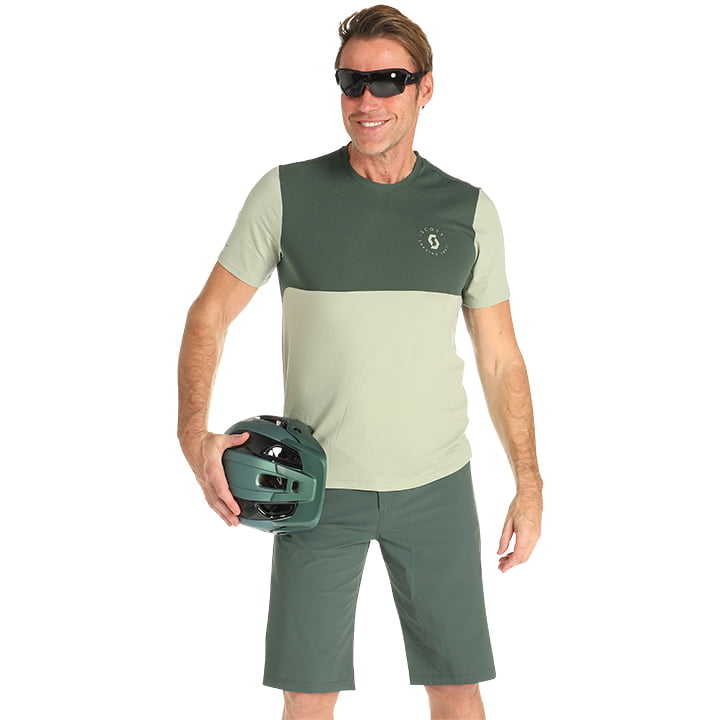 SCOTT Trail Flow Dri Set (fietsshirt + fietsbroek) set (2 artikelen), voor heren