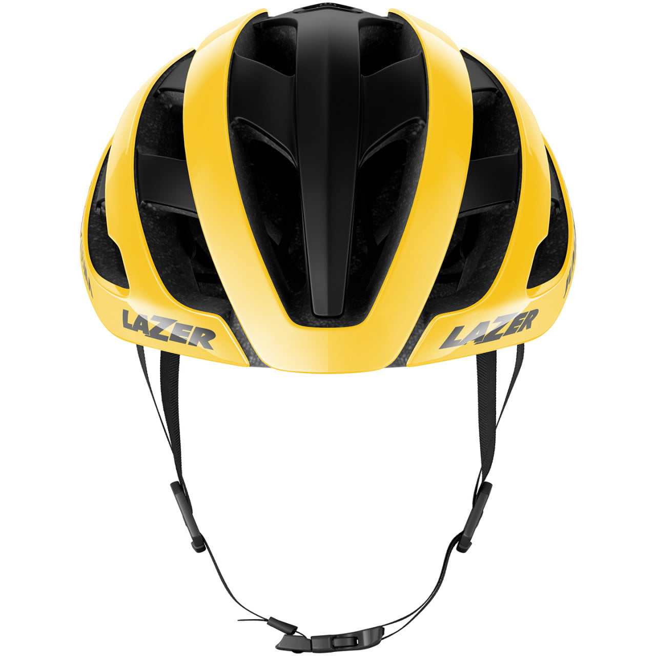 LAZER Rennradhelm Genesis Team JumboVisma 2022 gelb schwarz