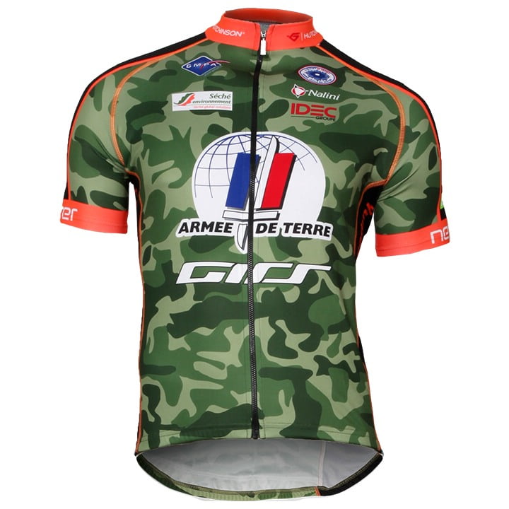 ARMEE DE TERRE Short Sleeve Jersey, for men, size L, Cycling shirt, Cycle clothing
