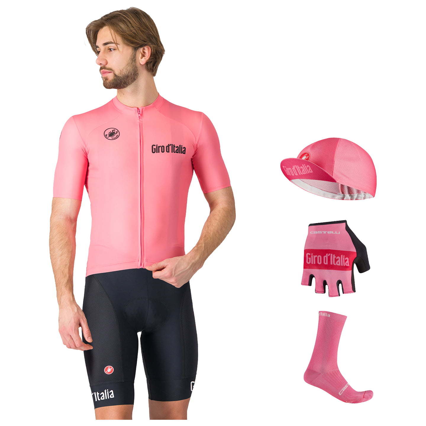 GIRO D'ITALIA Vintage Maglia Rosa Maxi-Set (5 stukken) maxiset (5 artikelen),