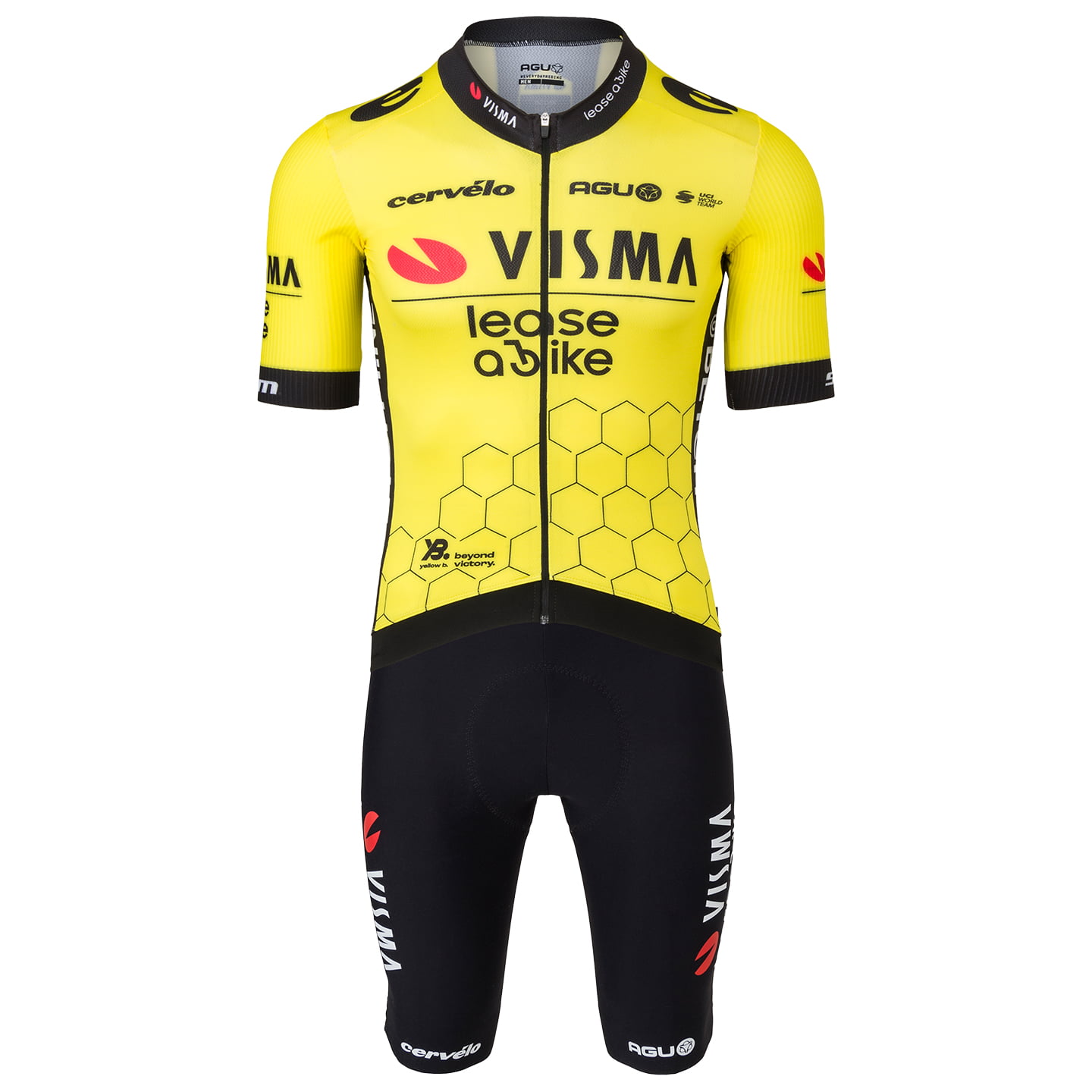 Visma Lease a Bike Race 2024 Set (fietsshirt + fietsbroek) set (2 artikelen),