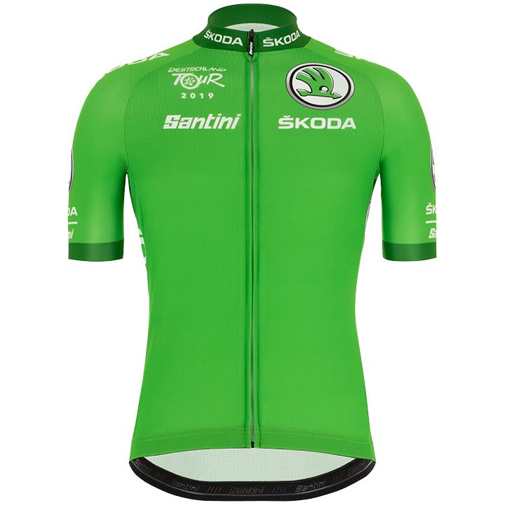 DEUTSCHLAND TOUR fietsshirt groen 2019 Best Sprinter fietsshirt met korte mouwen