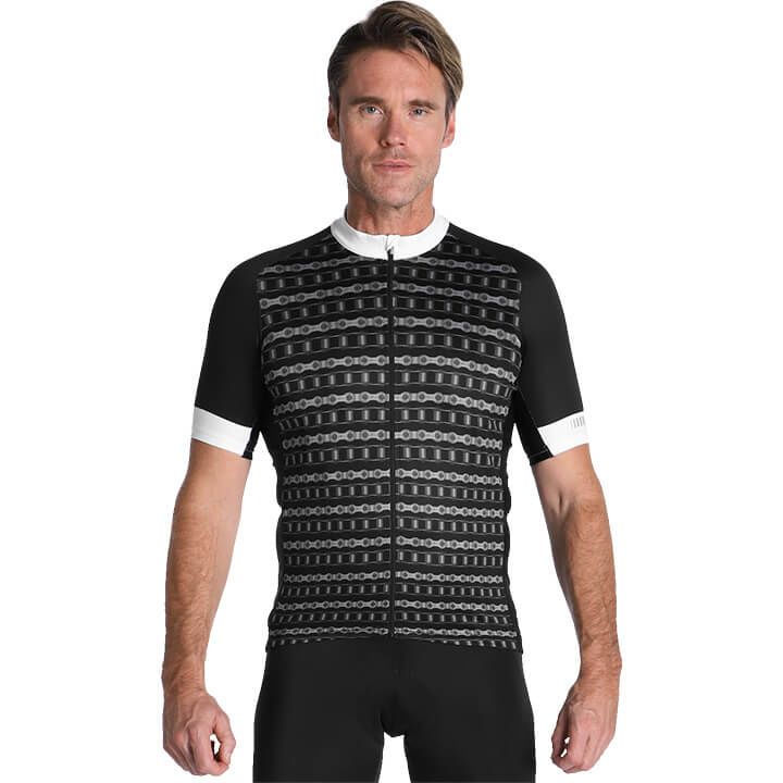 rh+ Lab Short Sleeve Jersey, for men, size L, Cycling jersey, Cycling clothing