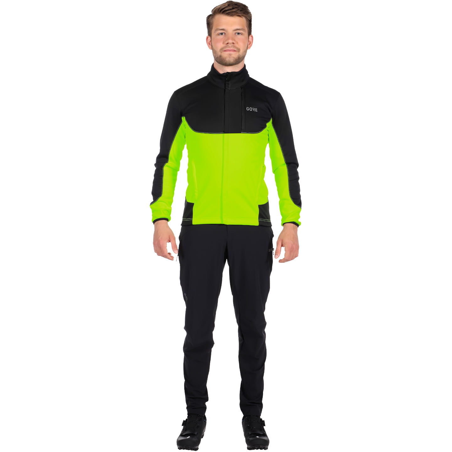 GORE WEAR C5 Windstopper Thermo Trail Set (winter jacket + cycling tights) Set (2 pieces), for men