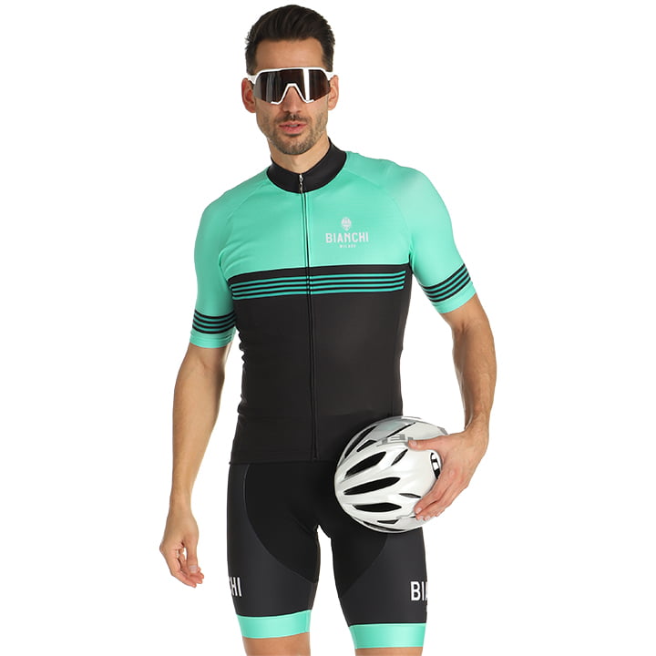 BIANCHI MILANO Prizzi Set (fietsshirt + fietsbroek) set (2 artikelen), voor here