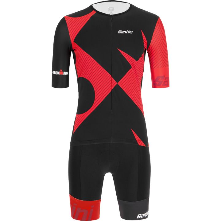 SANTINI Tri Ironman Cupio Set (fietsshirt + fietsbroek) set (2 artikelen), voor