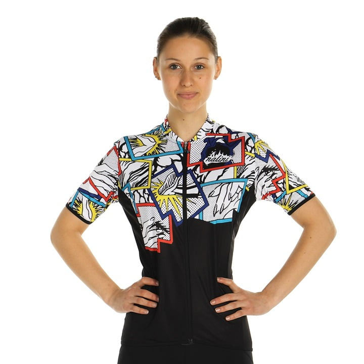 NALINI Damesshirt Turin 2006 damesfietsshirt, Maat L, Fietsshirt, Fietskleding