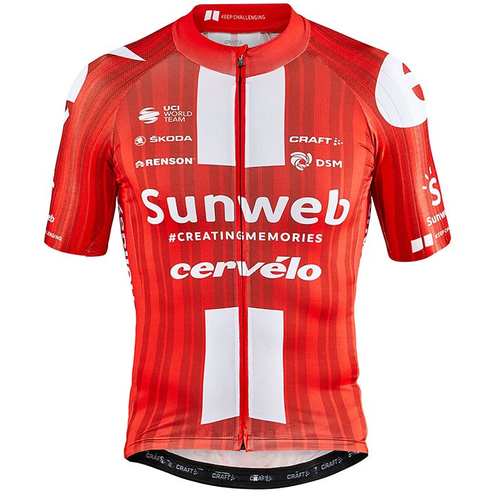 TEAM SUNWEB Aerolight 2020 fietsshirt met korte mouwen fietsshirt met korte mouw