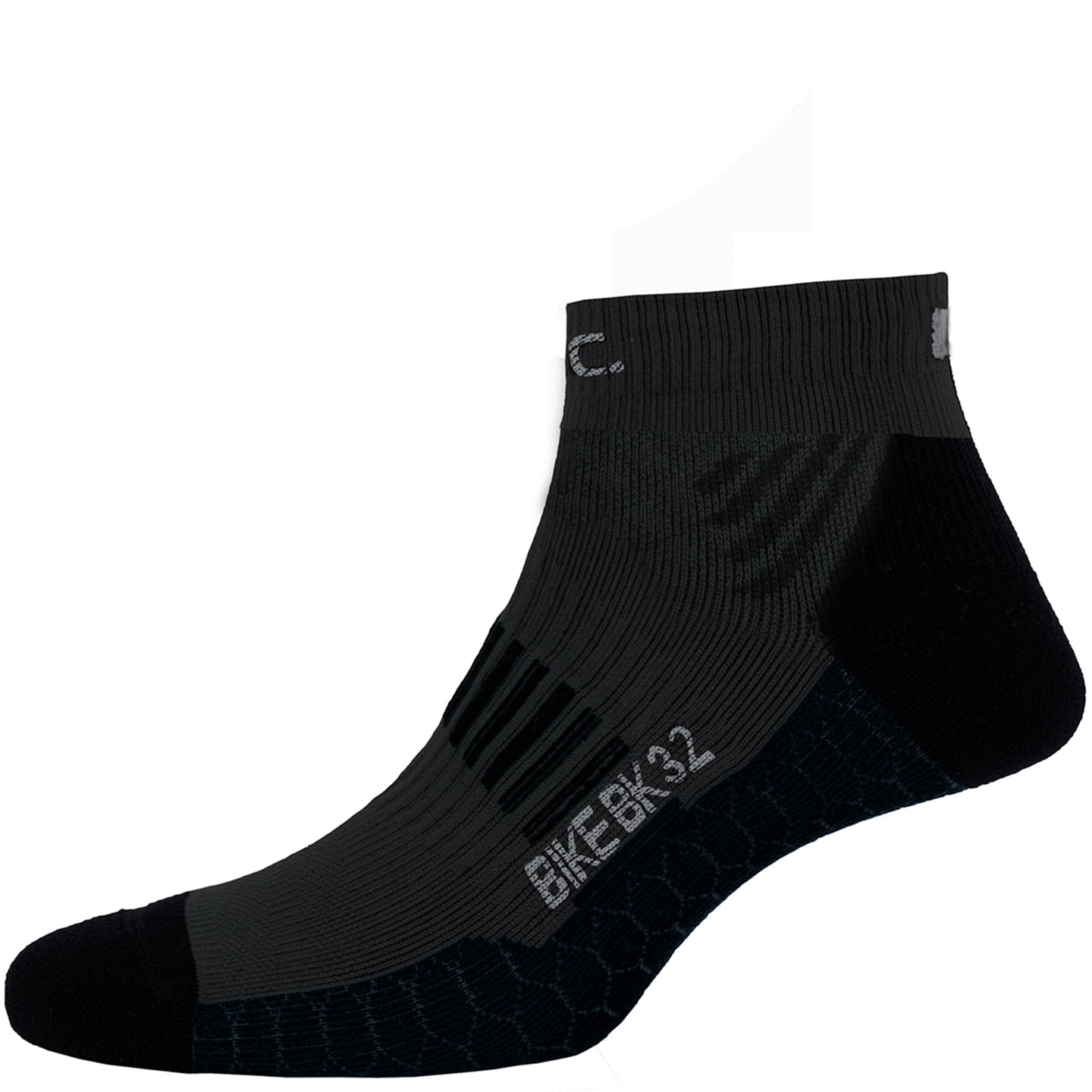 Fietssokken BK 3.2 Reflective fietssokken, voor heren, Maat L, Wielerkleding