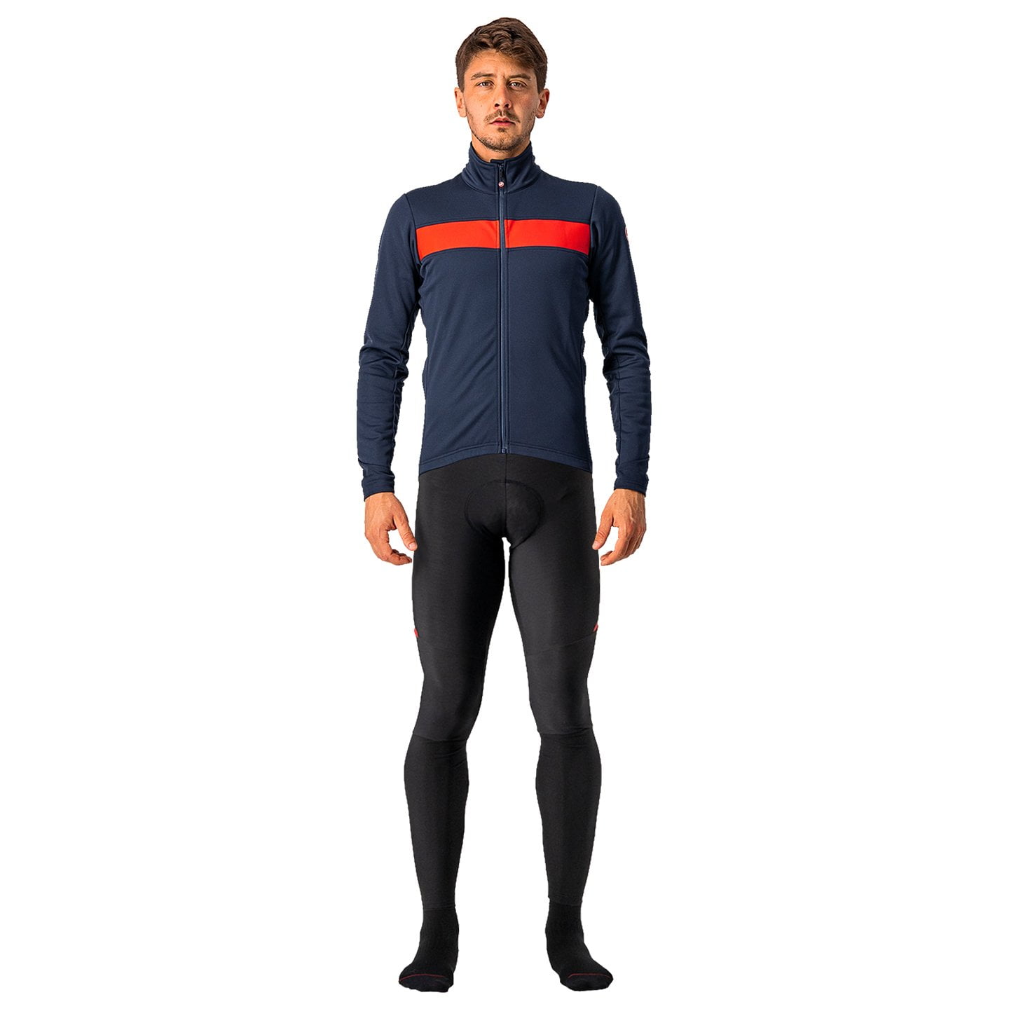 CASTELLI Raddoppia 3 Set (winter jacket + cycling tights) Set (2 pieces), for men