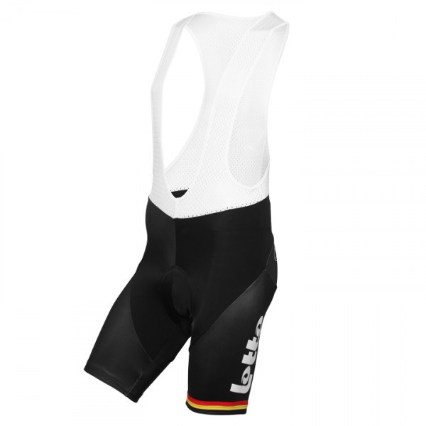 Pantaloncino con bretelle LOTTO SOUDAL Campione crono Belga 2015-2016 Pantaloncino con bretelle LOTTO SOUDAL Campione crono Belga 2015-2016