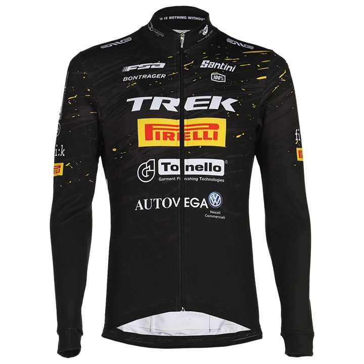 TREK PIRELLI 2020 fietsshirt met lange mouwen, voor heren, Maat L, Wielershirt,