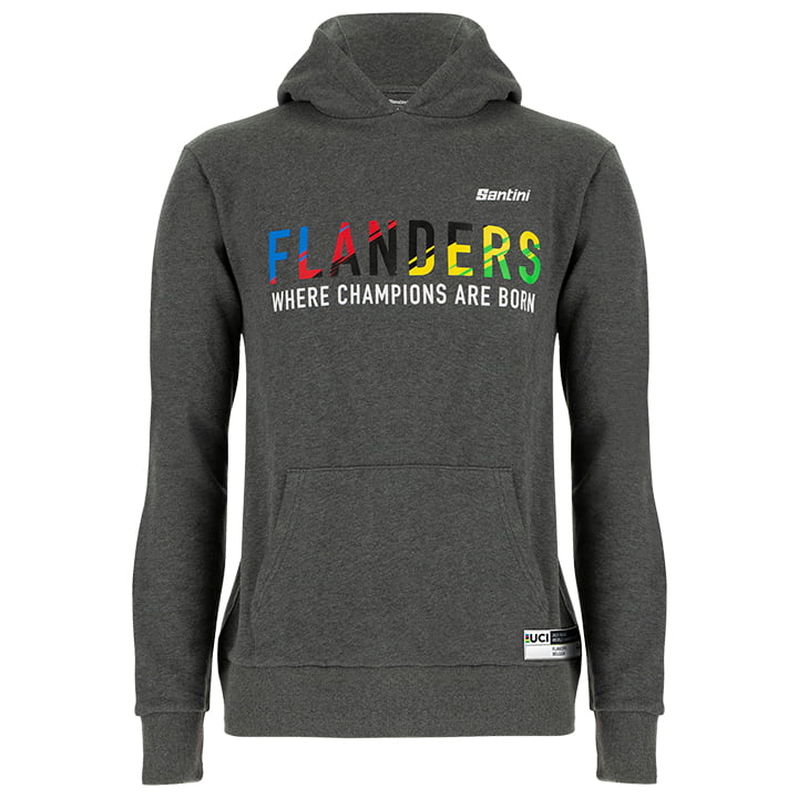 FLANDERS UCI WORLD CHAMPION Hoodie 2021 hoody, voor heren, Maat 2XL, Mountainbik