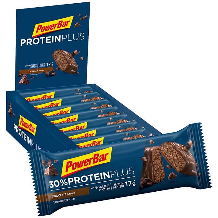 POWERBAR ProteinPlus 30% Bars Chocolate, 15 units/box Bar, Sports food