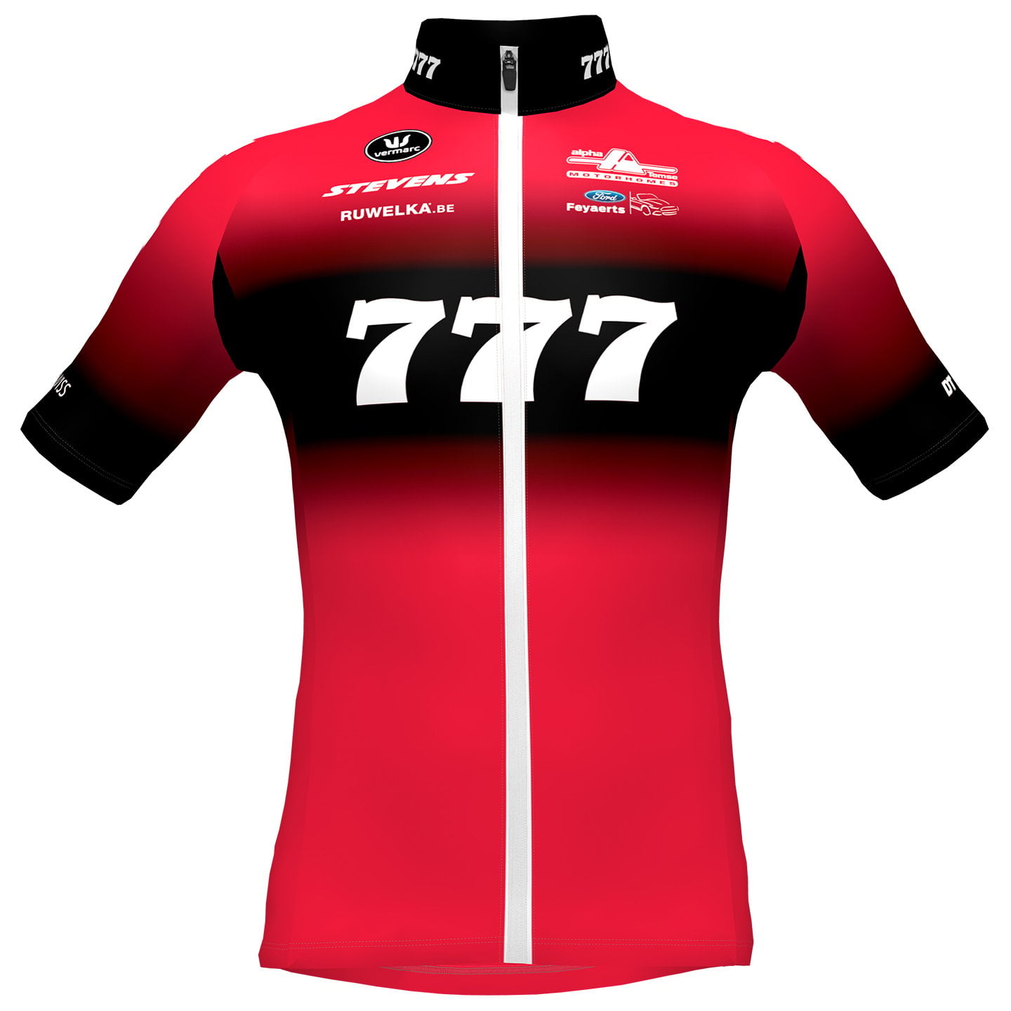 TEAM 777 2023 Short Sleeve Jersey, for men, size XL, Bike Jersey, Cycle gear