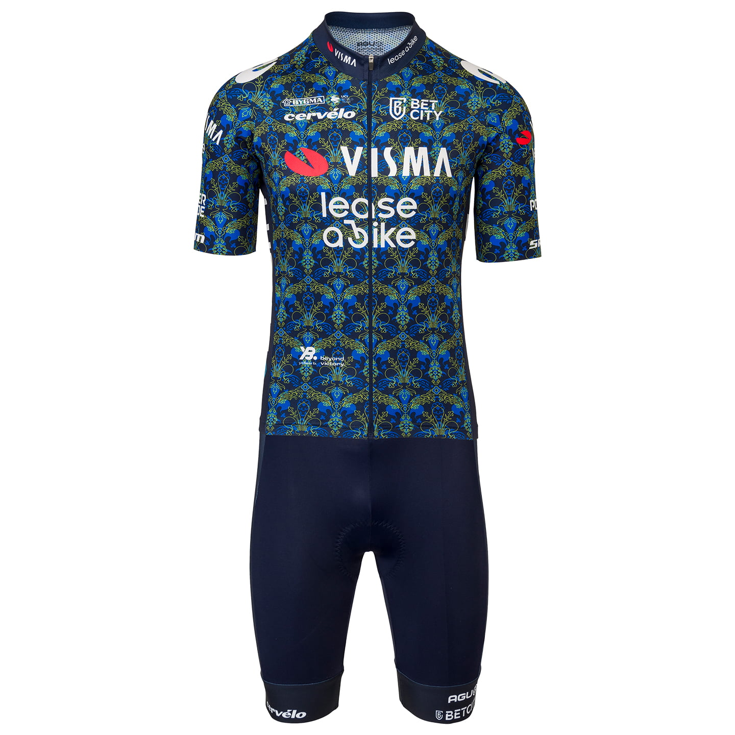 Visma Lease a Bike TDF 2024 Set (fietsshirt + fietsbroek) set (2 artikelen),