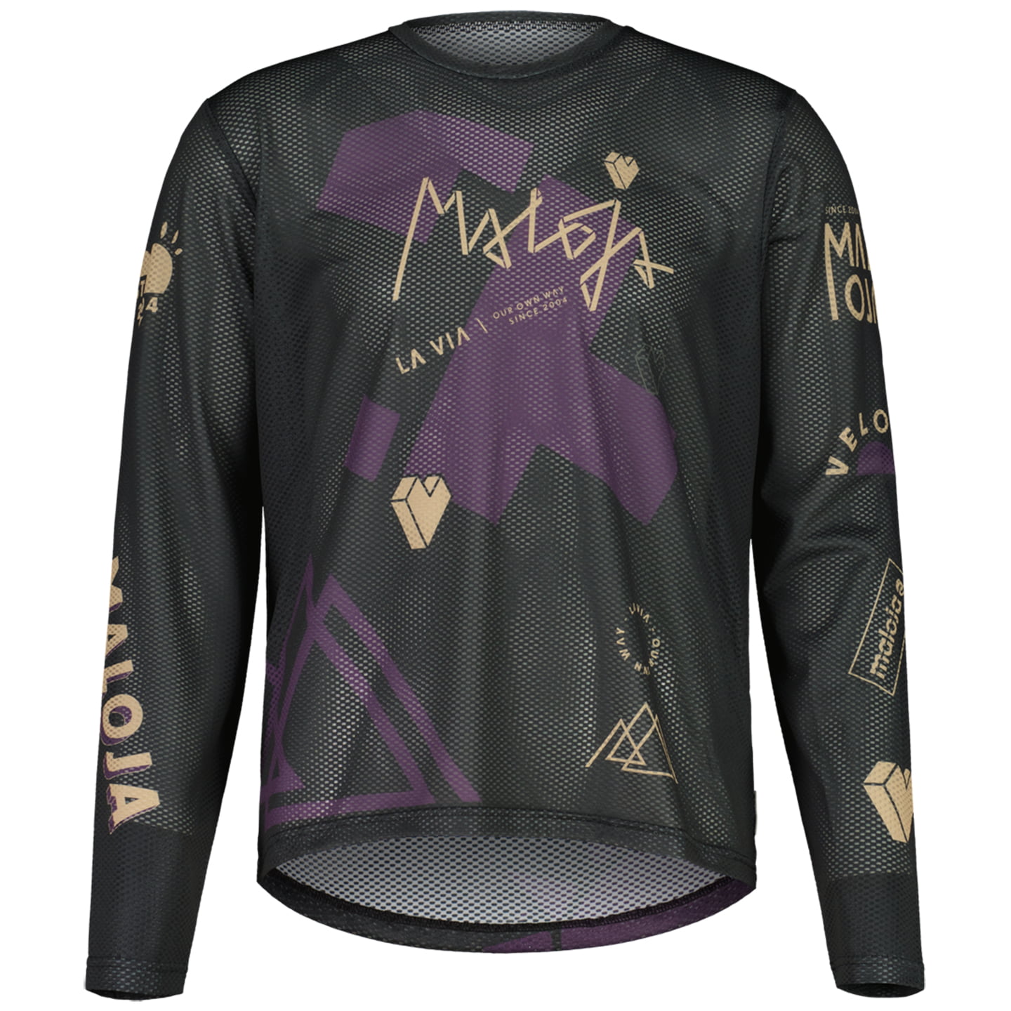 MALOJA bike-shirt met lange mouwen WeißenbergM. bikeshirt, voor heren, Maat L