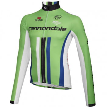 Maillot manches longues CANNONDALE PRO CYCLING vert 2014 Maillot manches longues CANNONDALE PRO CYCLING vert 2014
