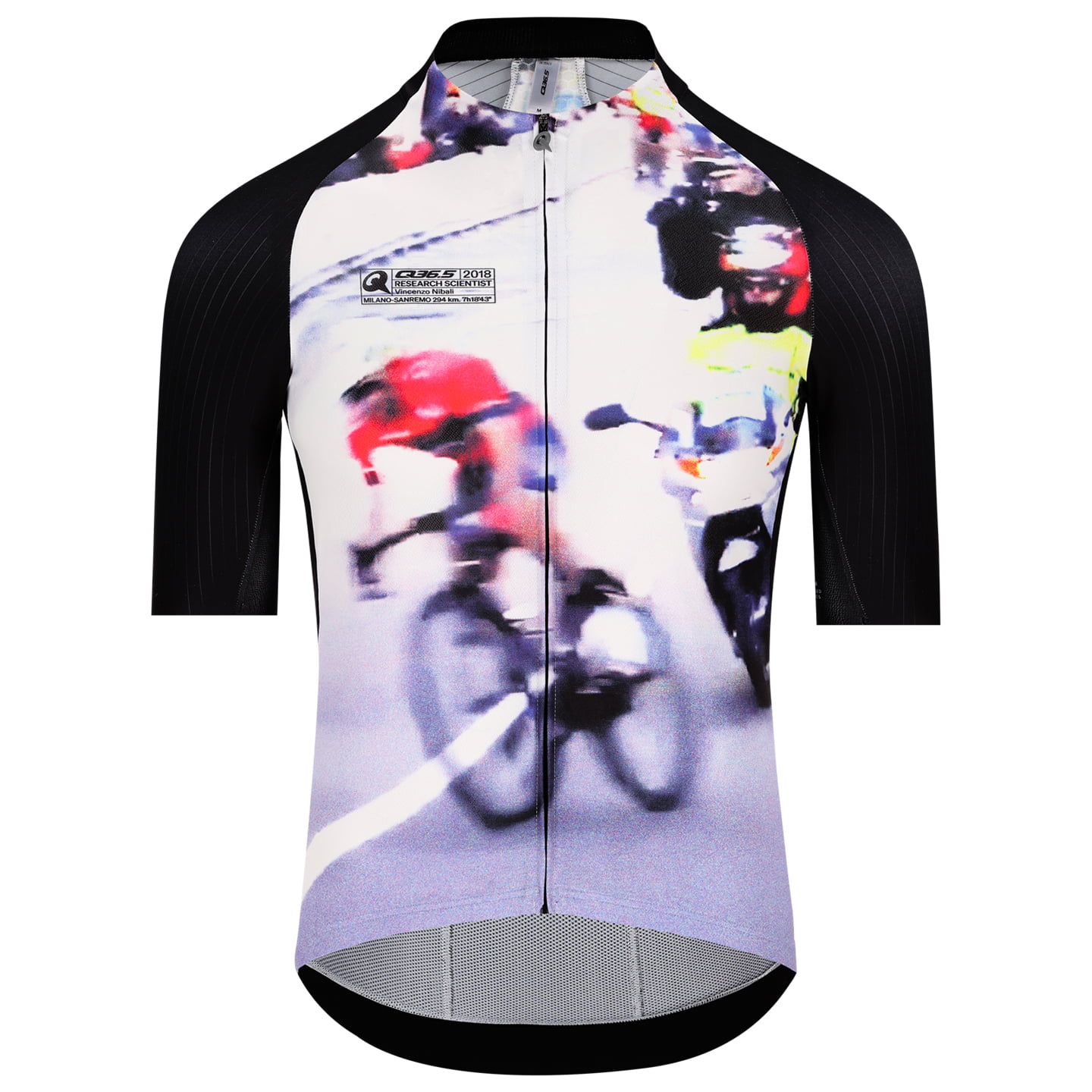 Q36.5 Milano-Sanremo Nibali 2025 fietsshirt met korte mouwen, voor heren, Maat