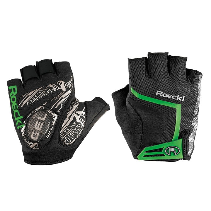 ROECKL Isaga black-green Cycling Gloves, for men, size 7, Cycling gloves, Cycling clothes
