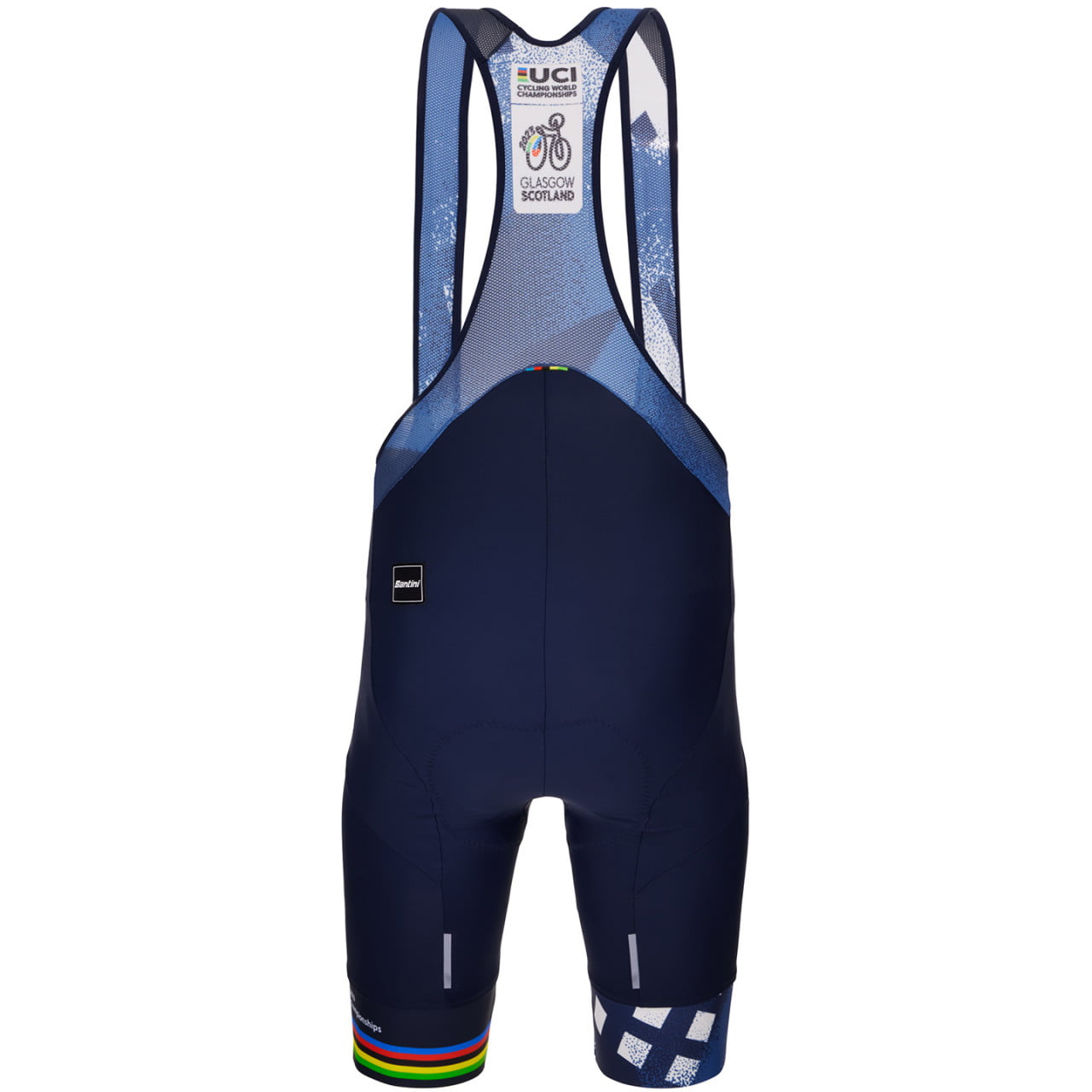 UCI WORLD CHAMPIONSHIP GLASGOW krótkie spodnie na szelkach City Grid 2023