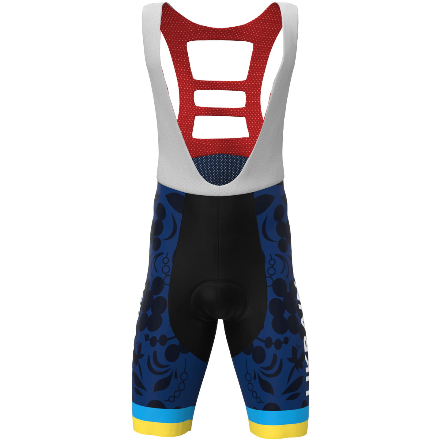 UKRAINIAN NATIONAL TEAM 2022 Bib Shorts Bib Shorts, for men, size XL, Cycle trousers, Cycle clothing