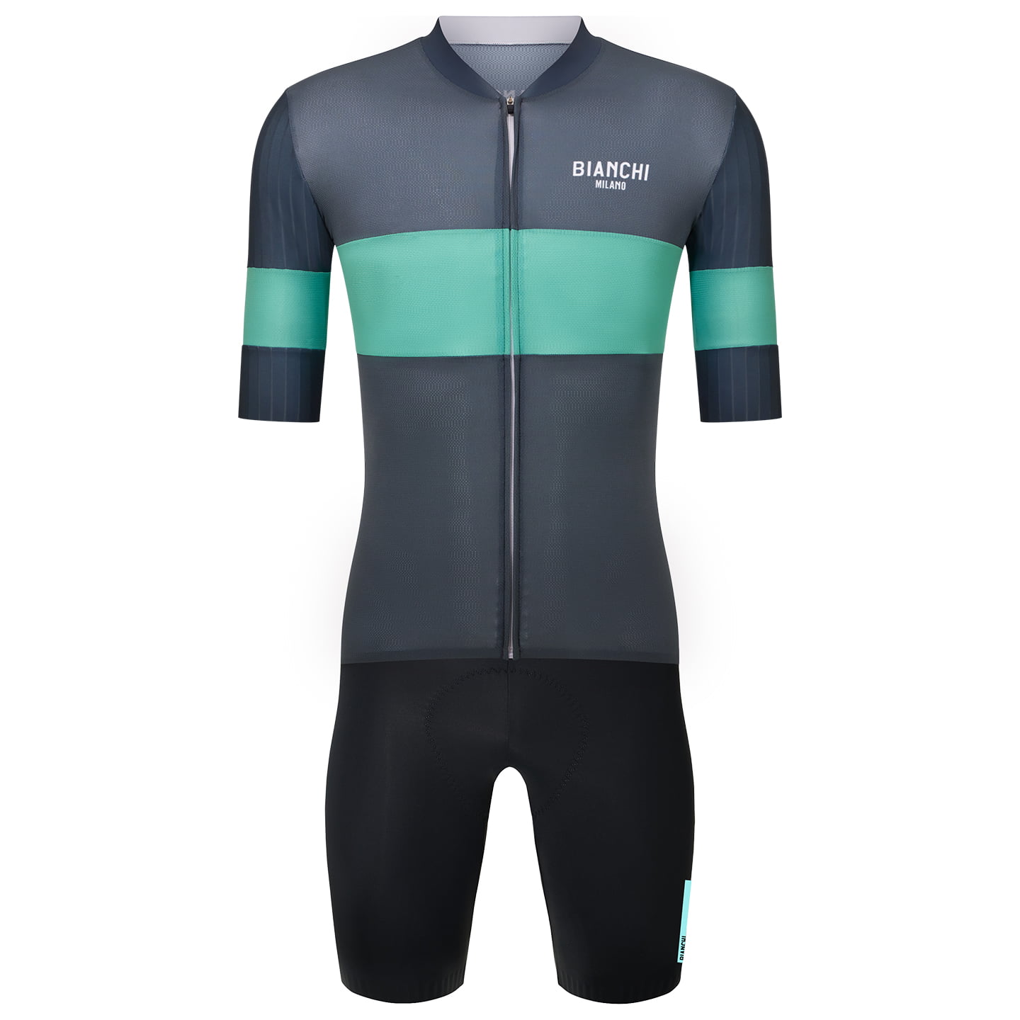 BIANCHI MILANO Race Set (fietsshirt + fietsbroek) set (2 artikelen), voor heren