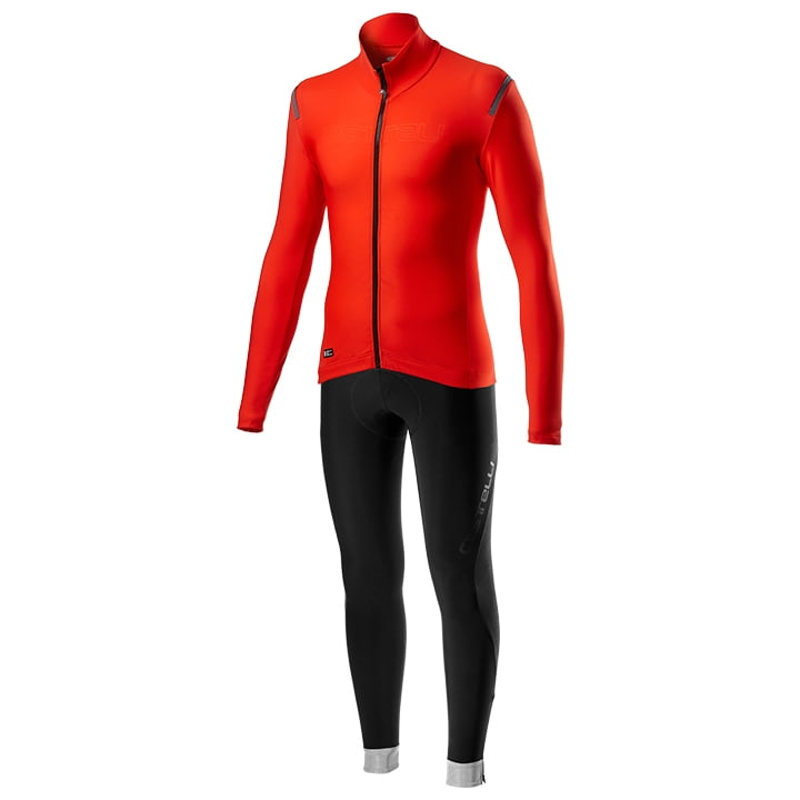 CASTELLI Tutto Nano RoS Set (winter fietsjack + lange koersbroek) set (2 artikel