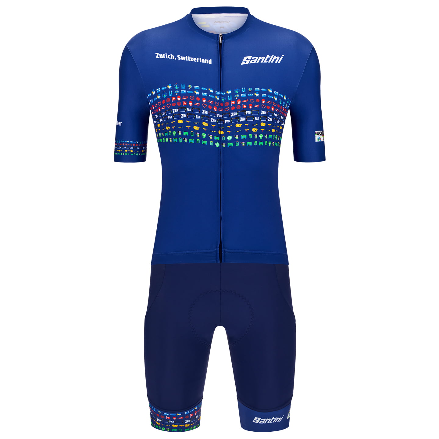 UCI Road&Para- World Championships 2024 Set (fietsshirt + fietsbroek) set (2