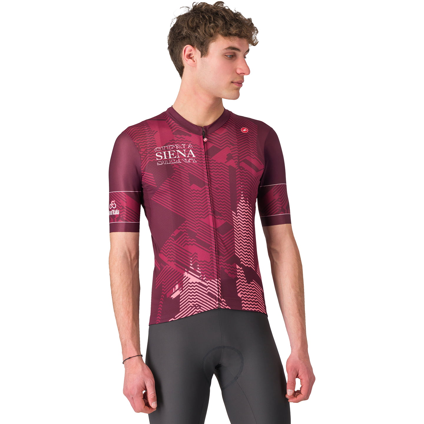 GIRO D'ITALIA Siena 2025 fietsshirt met korte mouwen, voor heren, Maat 2XL,