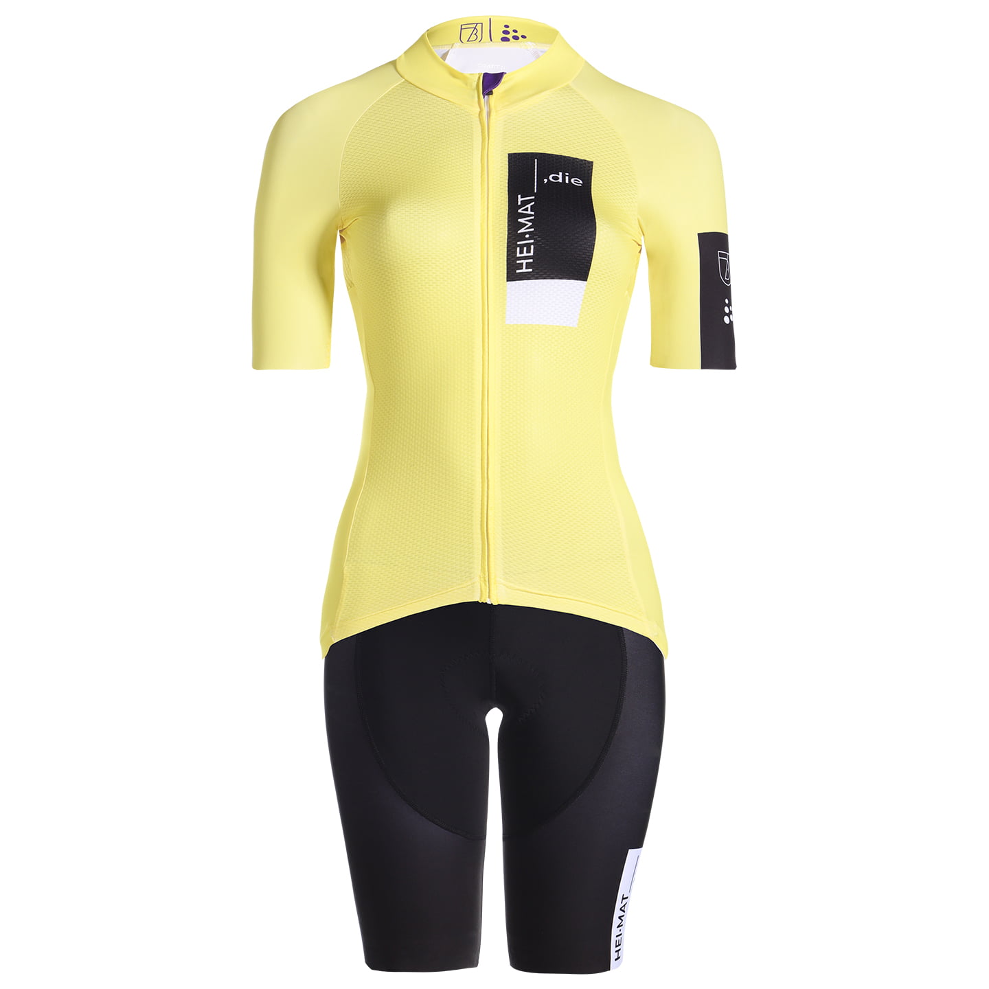 CRAFT Von Brokk - Die Heimat Aero Women’s Set (cycling jersey + cycling shorts) Women’s Set (2 pieces), Cycling clothing