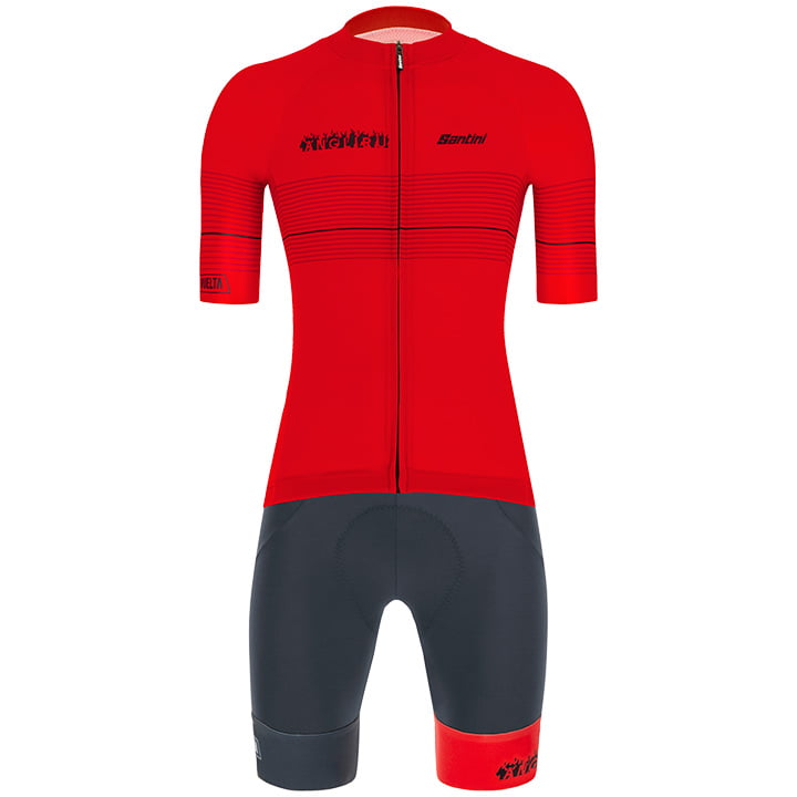 La Vuelta ALTO DE L'ANGLIRU 2020 (fietsshirt + fietsbroek) Set (2 stukken, voor