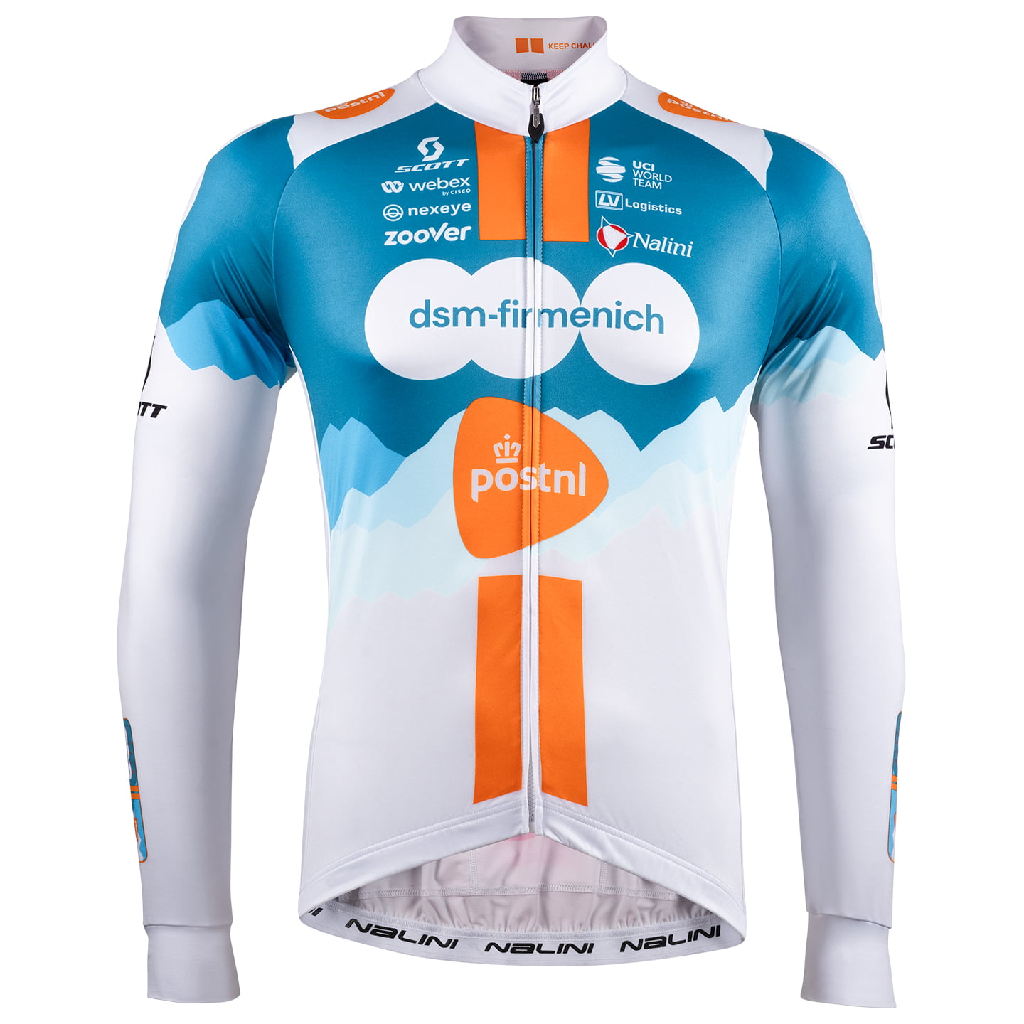 TEAM dsm-firmenich-PostNL 2024 Long Sleeve Jersey, for men, size M, Cycle jersey, Cycling clothing