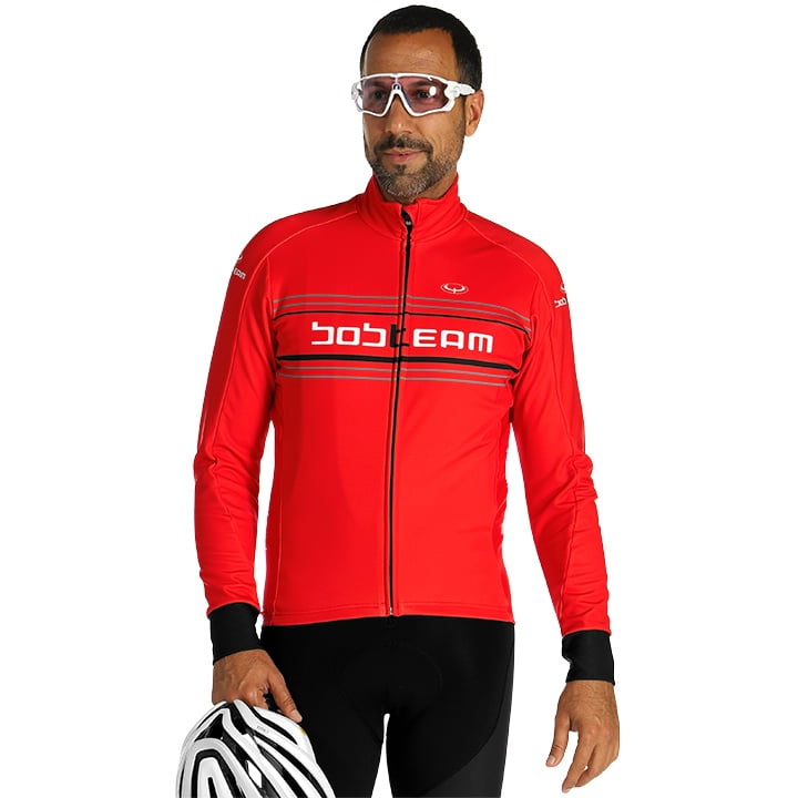 Winter jacket, BOBTEAM Scatto Winter Jacket, for men, size 2XL, Cycling clothing