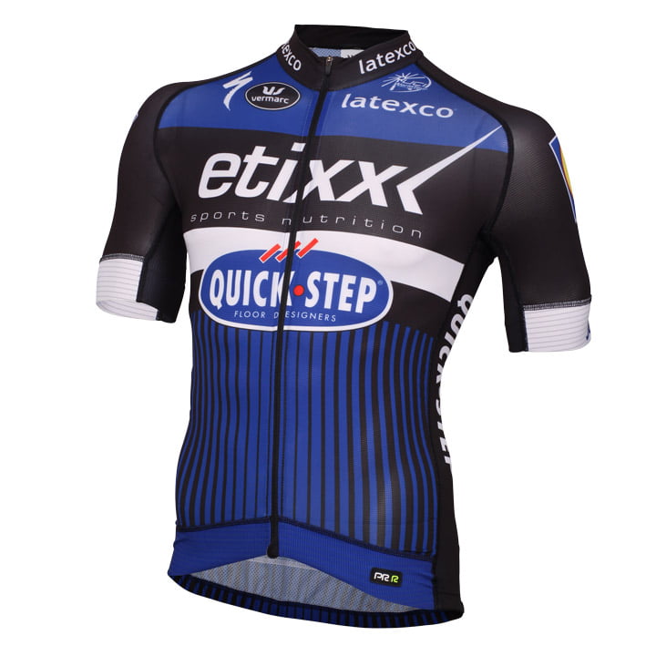 ETIXX-QUICK STEP PRR 2016 Short Sleeve Jersey, for men, size L, Cycling shirt, Cycle clothing