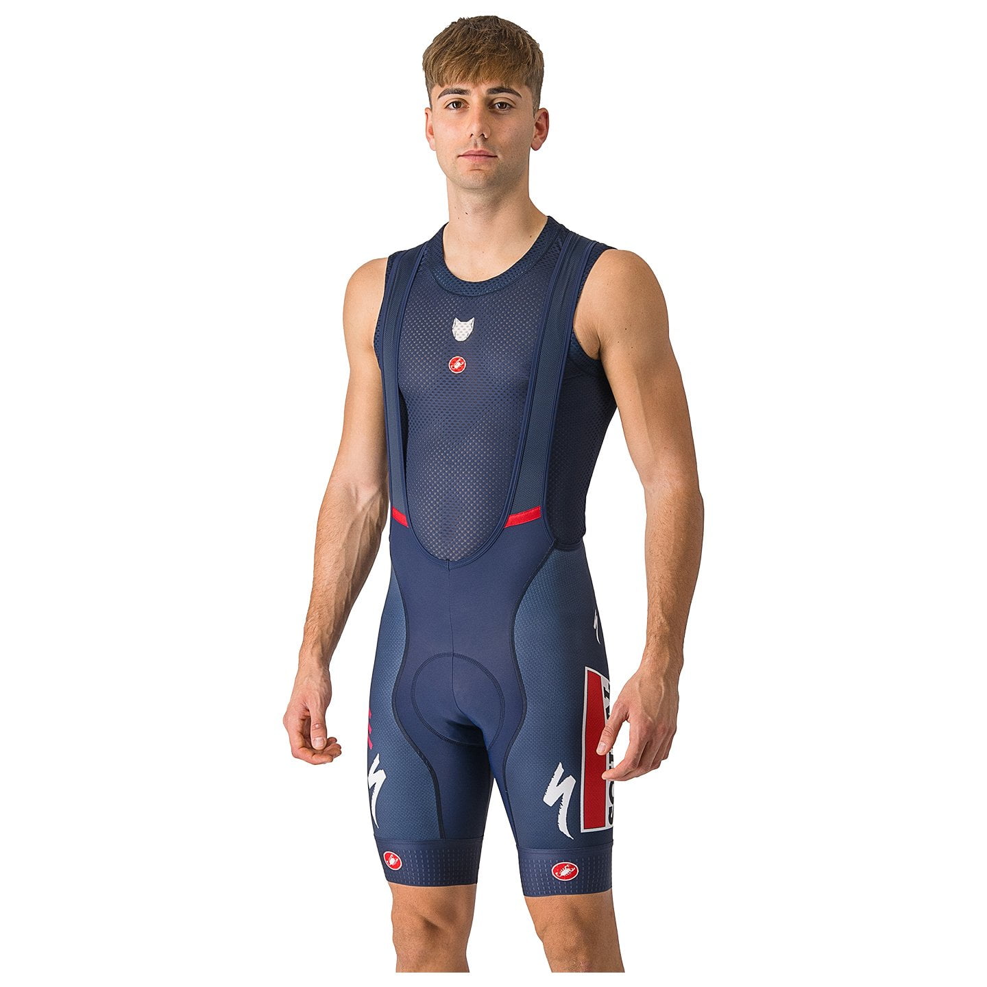 SOUDAL QUICK-STEP 2024 Bib Shorts, for men, size S, Cycle shorts, Cycling clothing