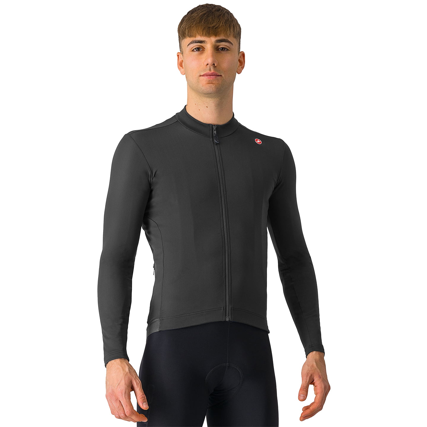 CASTELLI Espresso fietsshirt met lange mouwen, voor heren, Maat 2XL,