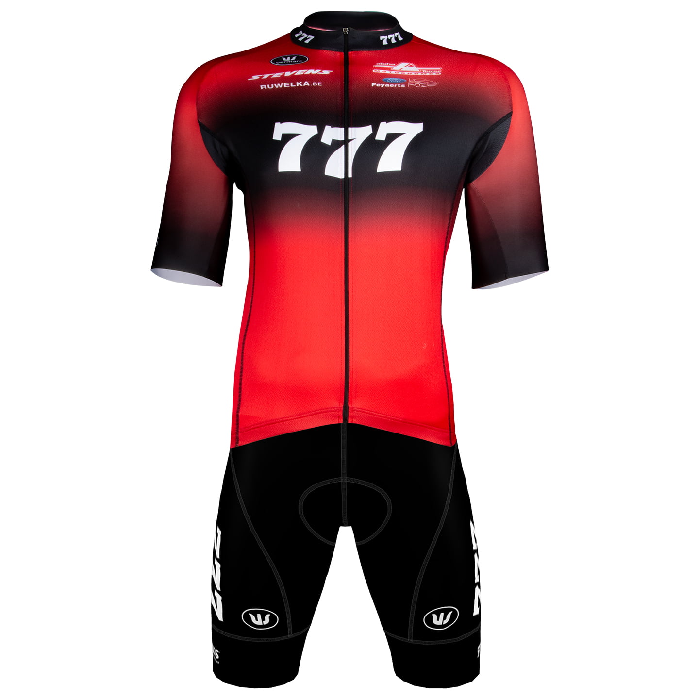 TEAM 777 2024 Set (fietsshirt + fietsbroek) set (2 artikelen), voor heren,