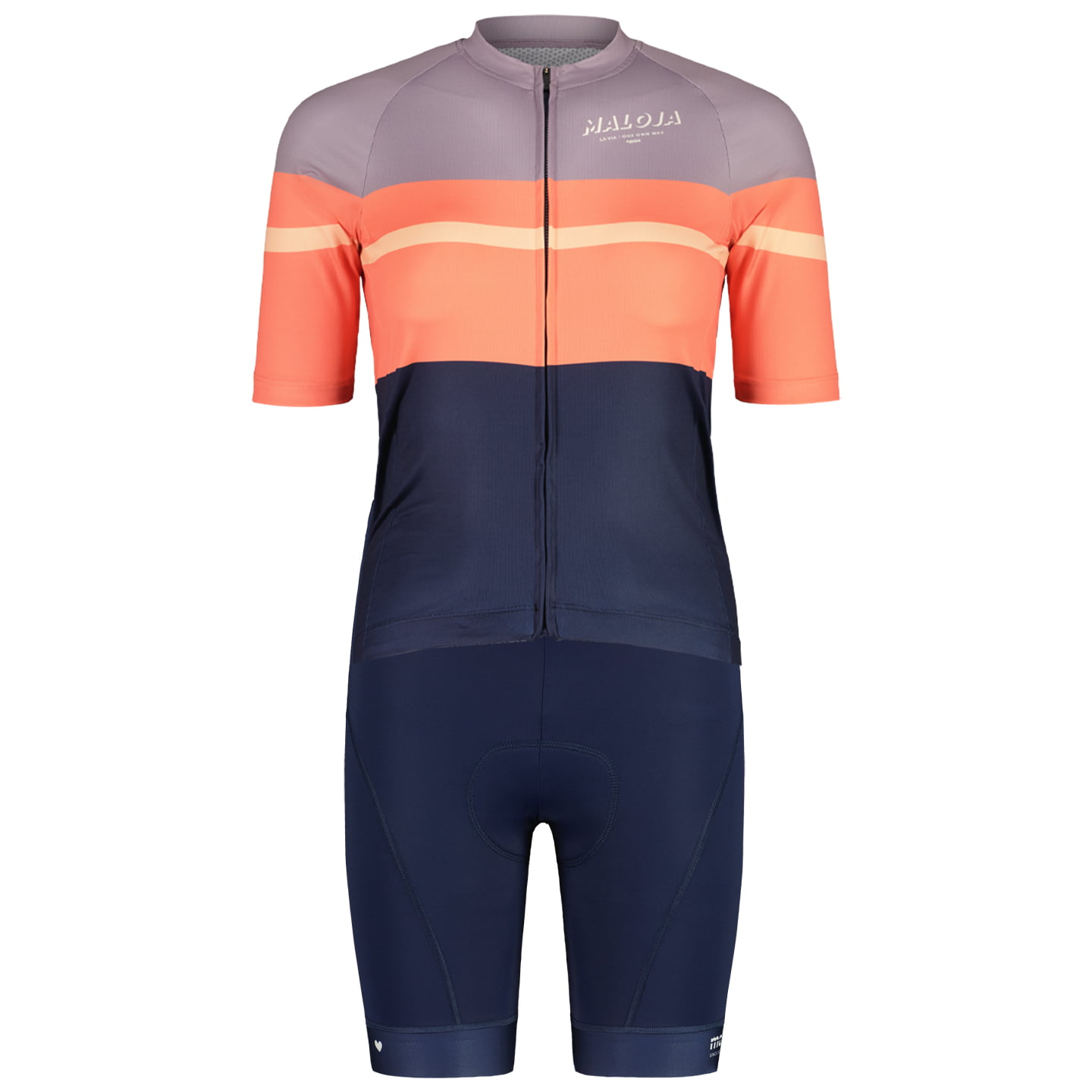 MALOJA SchneckM. Dames set (fietsshirt + fietsbroek) dames set (2 artikelen),