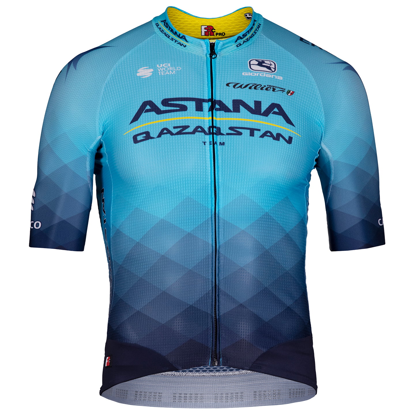 ASTANA QAZAQSTAN TEAM FRC 2022 Short Sleeve Jersey, for men, size 2XL, Cycle shirt, Bike gear