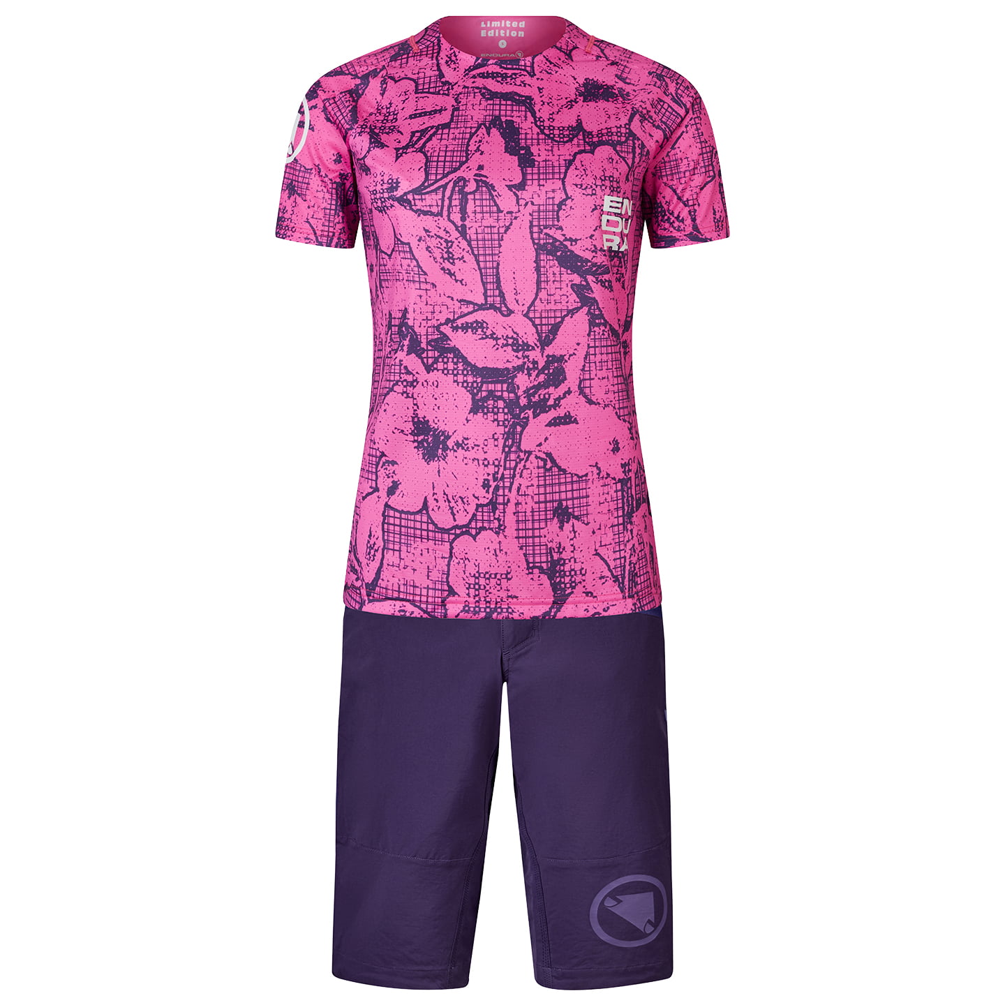 ENDURA Grid Floral LTD Printed Dames set (fietsshirt + fietsbroek) dames set (2